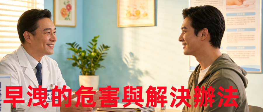 台灣男生須知早洩的危害與解決辦法